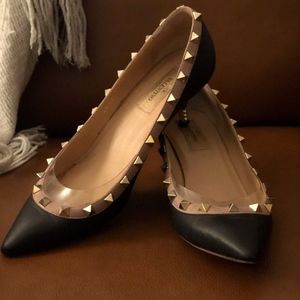 Black Valentino Heels